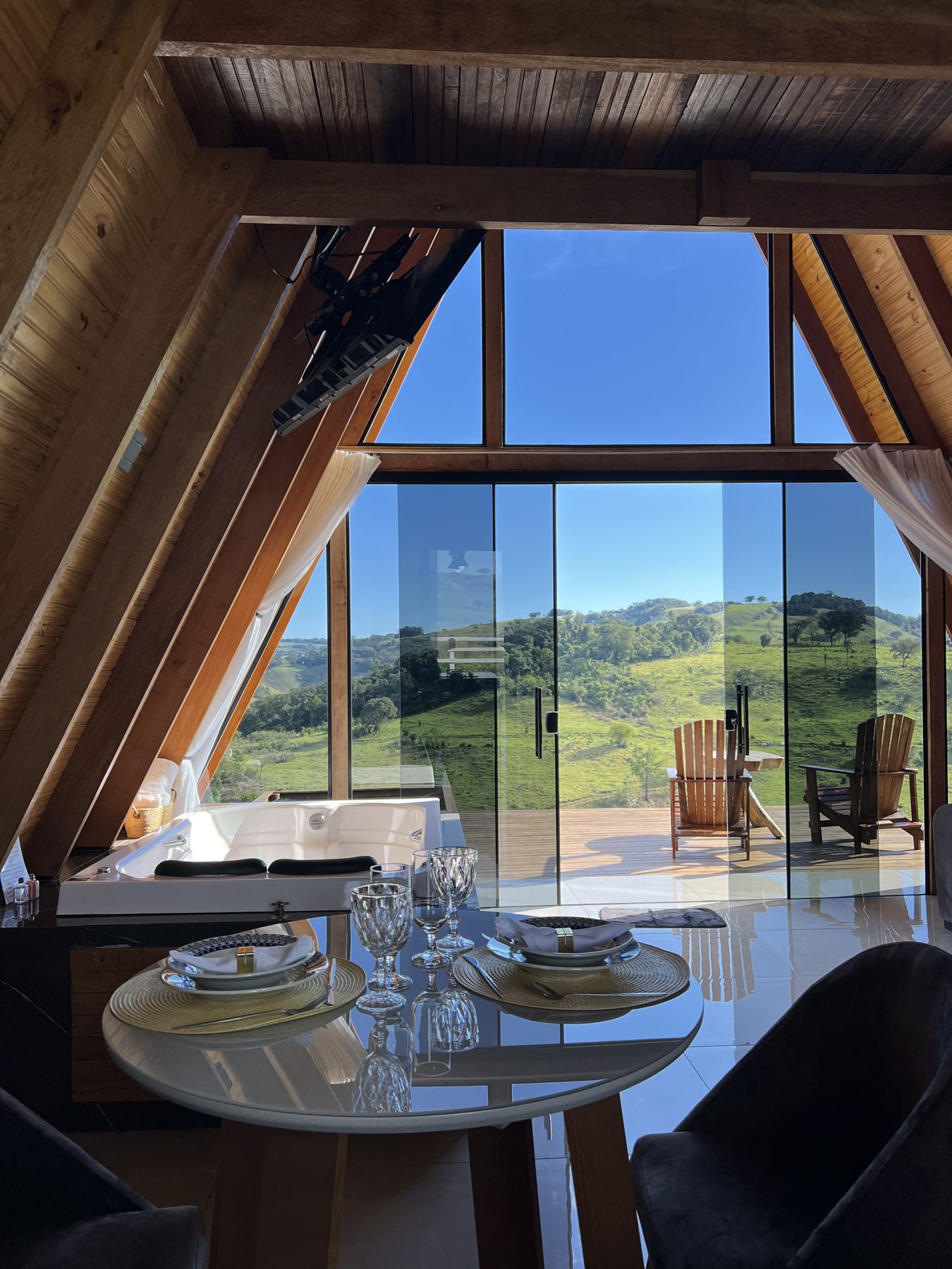 Mesa para jantar a dois
